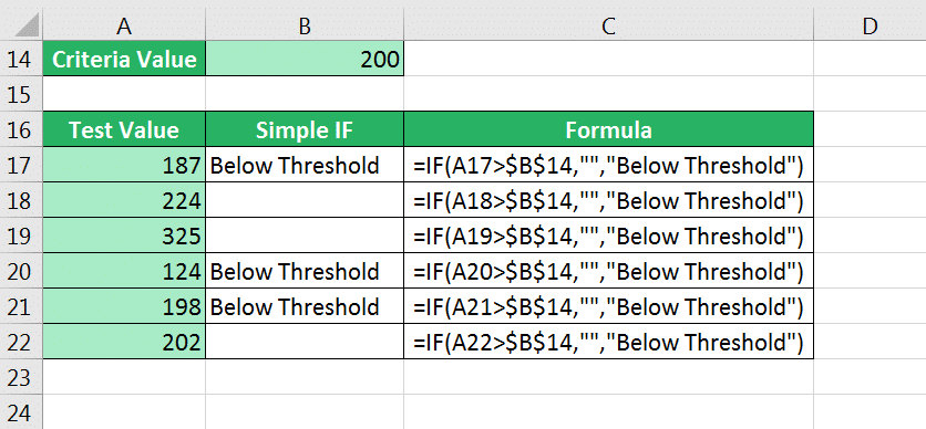 Getting My Excel If Then Formula To Work