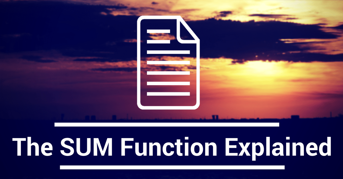 how-to-use-the-sum-function-in-excel-to-sum-a-range-of-cells-excel-examples