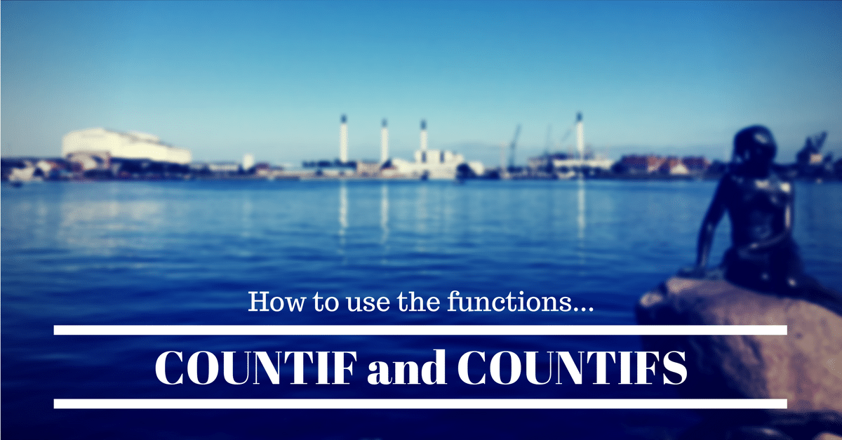 COUNTIF and COUNTIFS