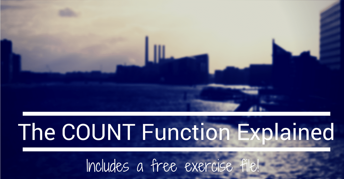 Excel COUNT Function