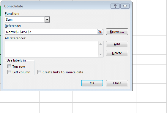 Picture 10 Reference in Consolidate dialog box