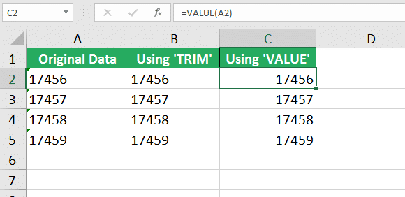 Using VALUE function