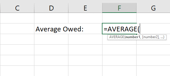 average-function-setup