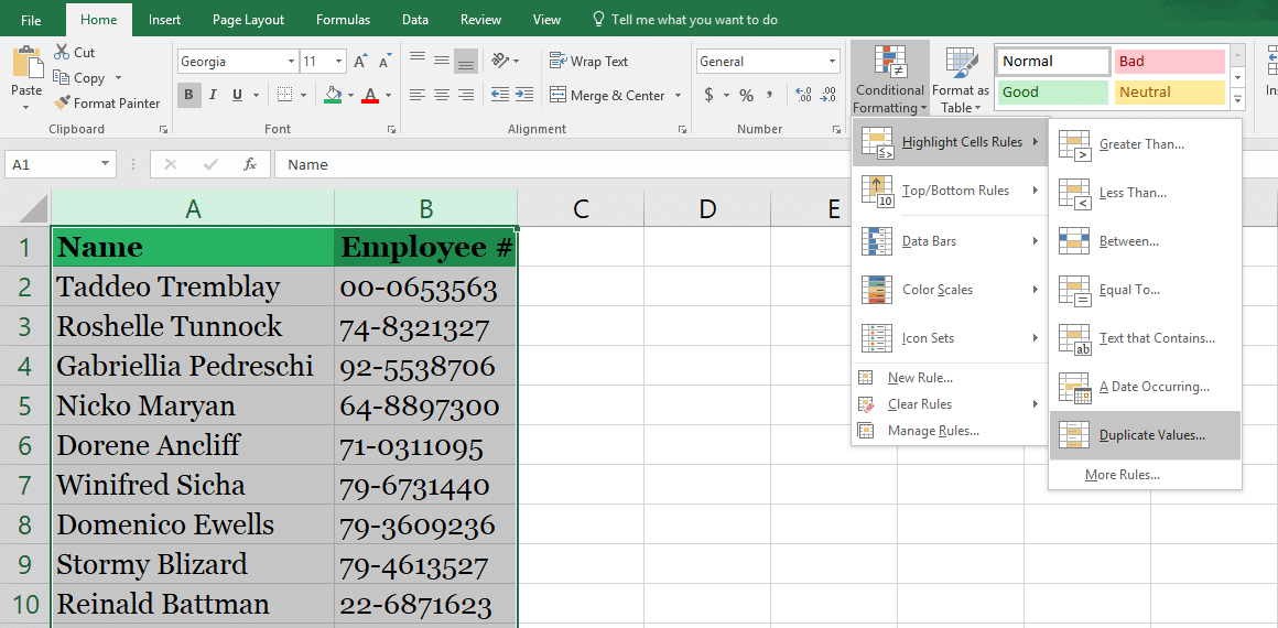 compare two lists in excel for mac