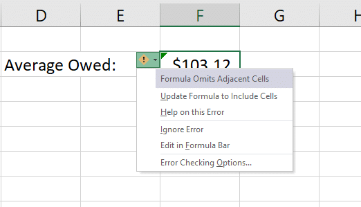 How To Calculate The Average In Excel Using A Function