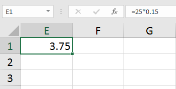 picture 2 Result of formula