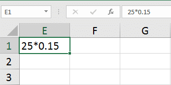 picture 3 Formula without equal sign