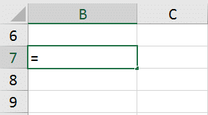 picture 5 Equal sign in formula