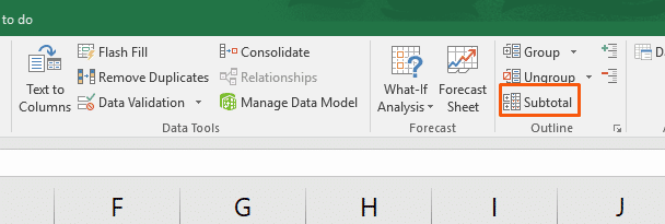 excel group auto outline