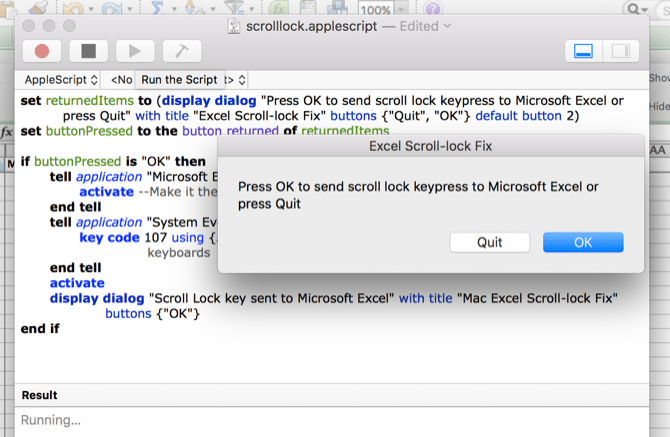 unlock keyboard in excel for mac