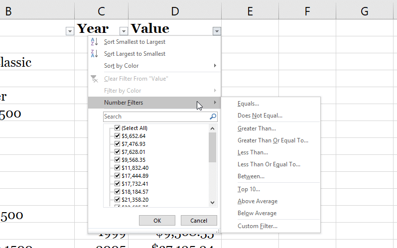 number-filters