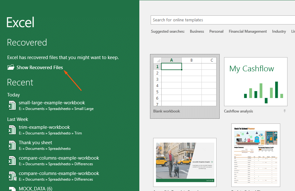 How To Recover An Unsaved Excel File In Excel For Free