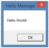 How to Create a VBA Message Box in Excel (