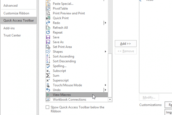 enabling macros in excel 365