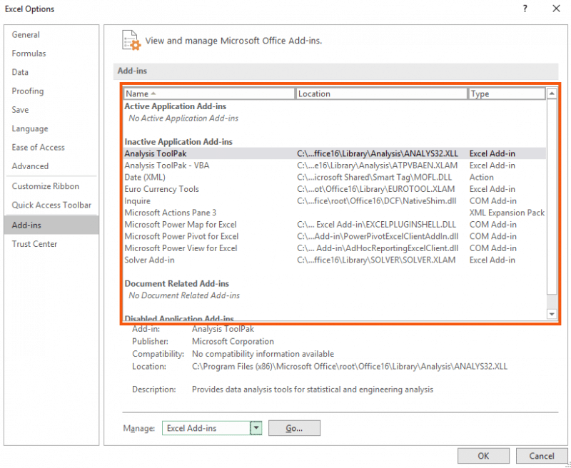How To Add The Analysis ToolPak in Excel [StepbyStep Guide] LaptrinhX