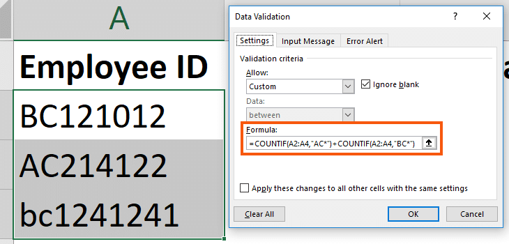 Data Validation In Excel - The Ultimate Step-By-Step Guide (2020)