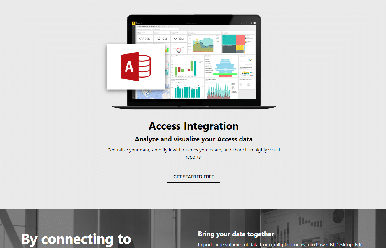 how to access power bi for free