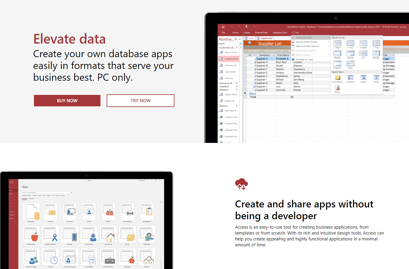 Microsoft Access Review Pricing Pros Cons Features