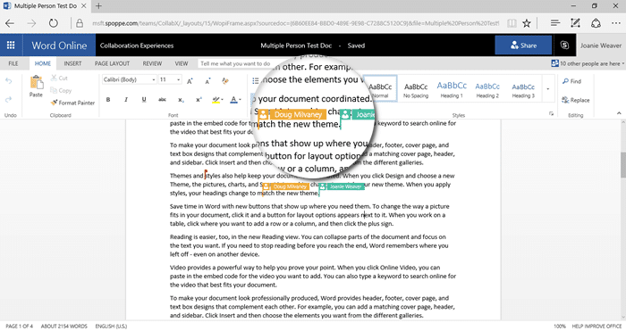 word-co-authoring How to collaborate in real-time in Microsoft Word