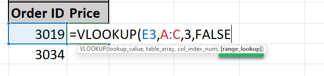 VLOOKUP range lookup argument (exact match)
