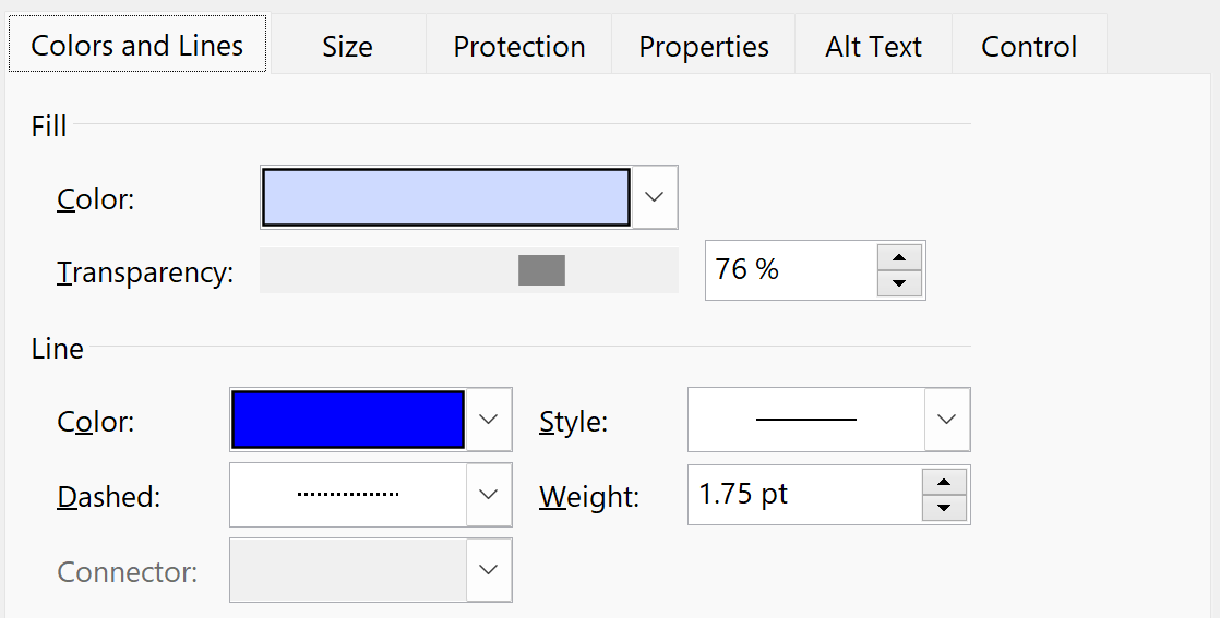 Formatting options for Form Controls Check Boxes