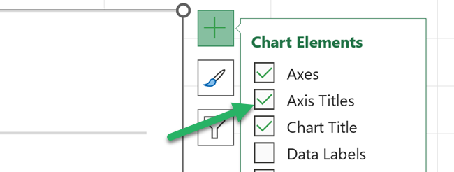 Click Axis Titles