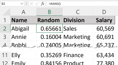 How to Randomize a List in Excel: Step-By-Step Guide