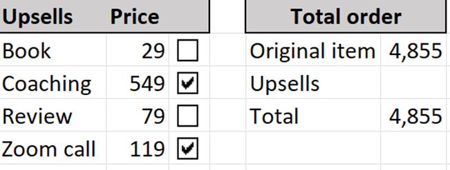 Checkbox in Excel - Multiple Form Controls Checkboxes