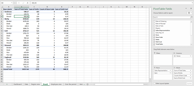 02 excel data model Excel data model