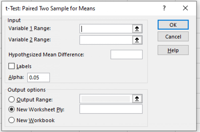 07 t test box t-Test: Paired Two Samples for Means