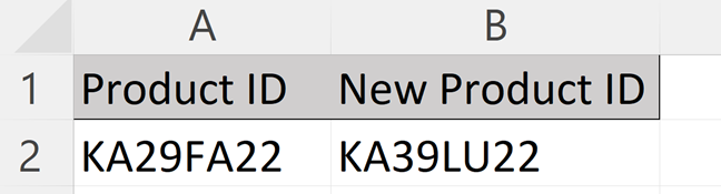 Excel replace function - visual example