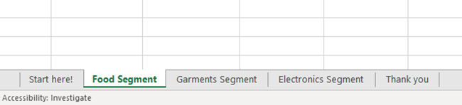 Three segments