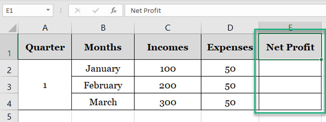 Net Profit