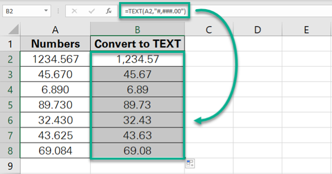 04 txt convert result All numbers converted to text