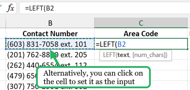 04 type formula set argument You can click on a cell while typing a formula to set it as an argument