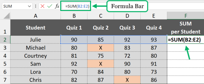 You can also drag the input selection(blue box) over to your desired range