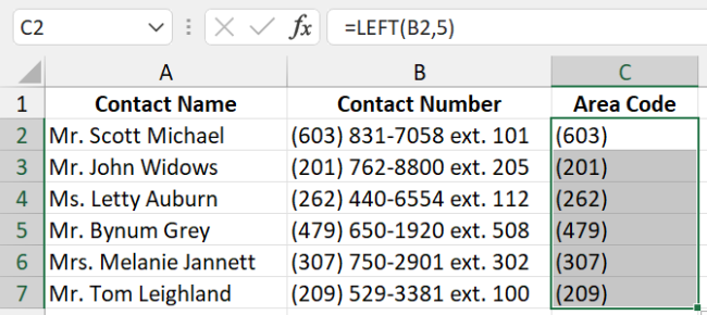 08 extra formula text string The formula has successfully extracted the specified number of characters from the supplied text string