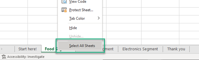 Select all sheets