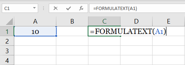 Writing the FORMULATEXT function