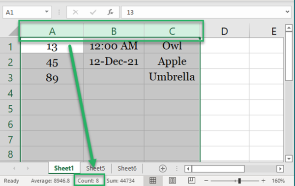 How to Use the COUNT function in Excel (and COUNTA)