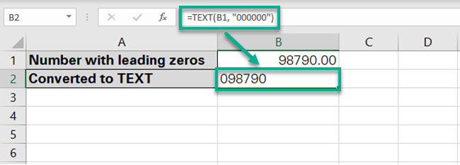 15 txt string Text function converts it into a text string