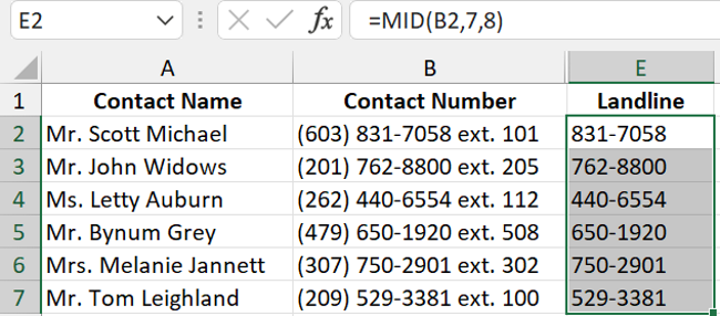 16 mid formula result MID formula examples