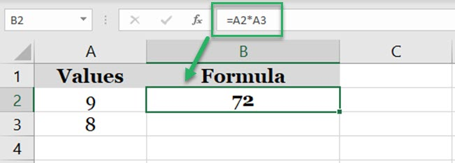 Multiplying two cell references