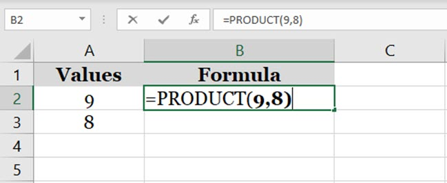 Multiplying two cell references