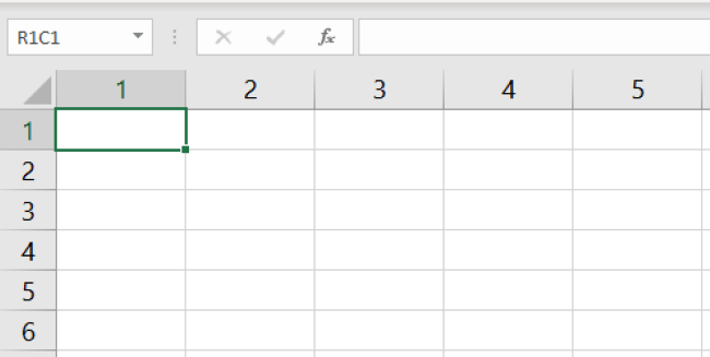 Excel Column letter changed to column number