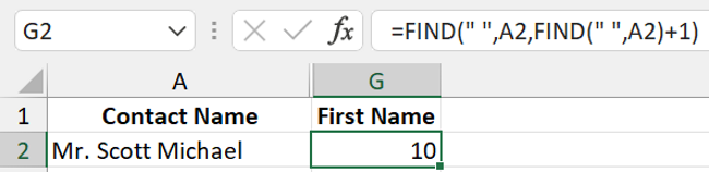 25 formula returned 10 value The formula returned the integer value of 10