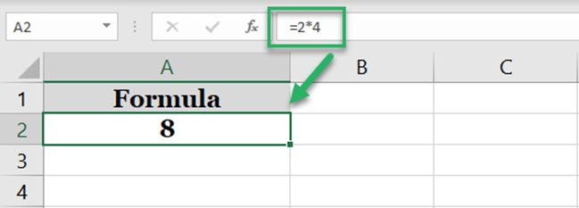 multiplication formula in Excel