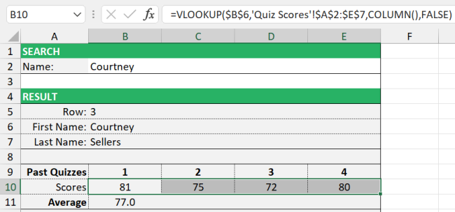 INDEX MATCH multiple criteria lookup