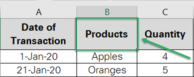 Selecting the relevant header