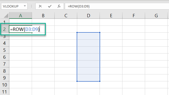 Selecting the range serial numbers. 